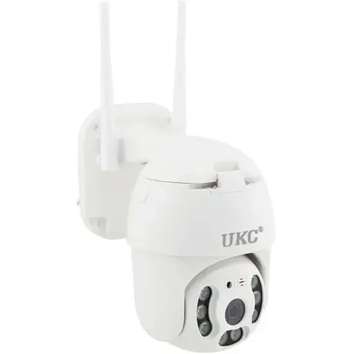 IP камера відеоспостереження UKC N3 6913 вулична з WiFi, кольорова з нічною зйомкою, біла - фото 2