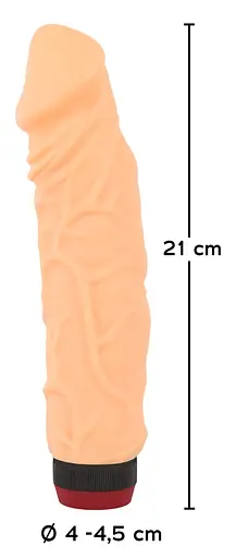 Реалистичный вибратор You2Toys Big Boy 21 см телесный - фото 5