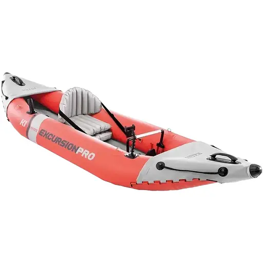 Надувна байдарка (каяк) Intex Explorer 68303 NP з алюмінієвими веслами 305х91 см