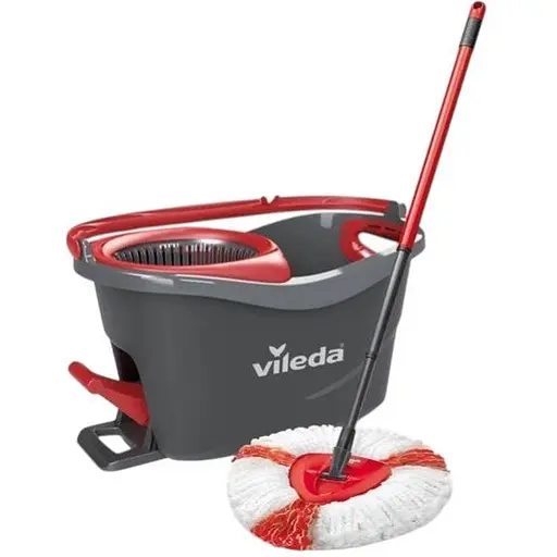 Швабра с ведром Vileda Turbo 2в1 Microfibre набор для уборки - фото 1