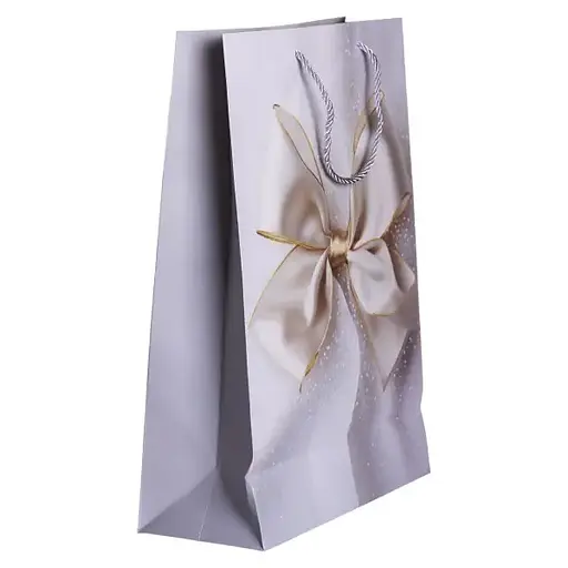 Подарунковий пакет Yiwu HP-10359-14 з бантом 30х12х42 см 12 шт. - фото 6
