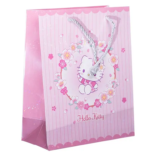 Подарунковий пакет Yiwu Hello Kitty 19х9.5х24.5 см 12 штук HP-10359-11P - фото 2