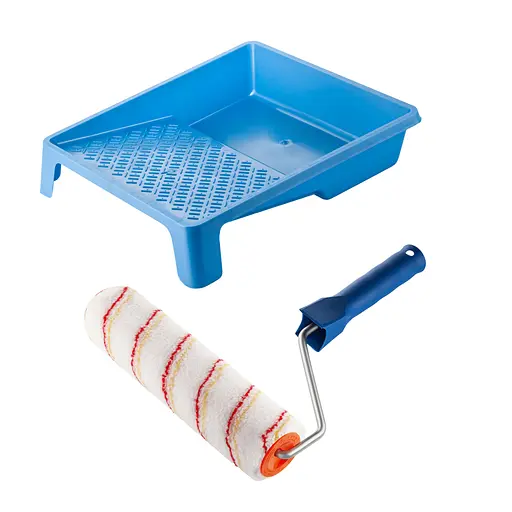 Валик "Роял" 250х48 мм с ручкой и ванночкой Polax (770-211) - фото 1