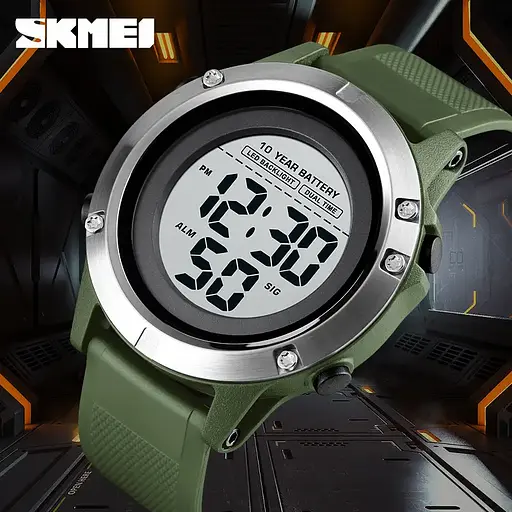 Спортивний наручний годинник Skmei 1518 (Зелений) - фото 6