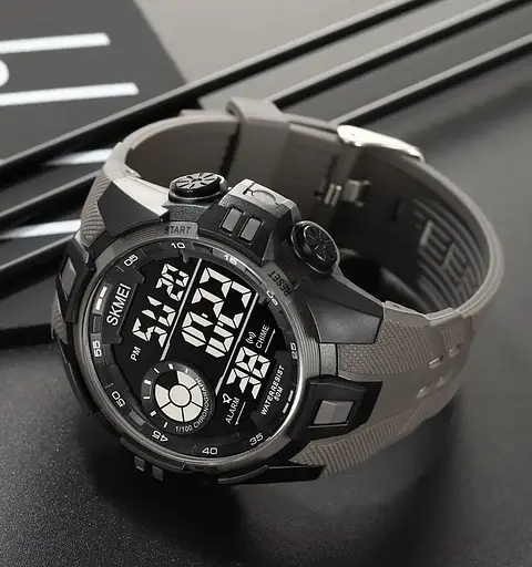 Годинник чоловічий спортивний наручний Skmei 2123 (Сірий) - фото 4