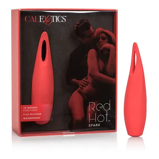 Вібратор для клітора CalExotics Red Hot Spark 11.5 см червоний - фото 9