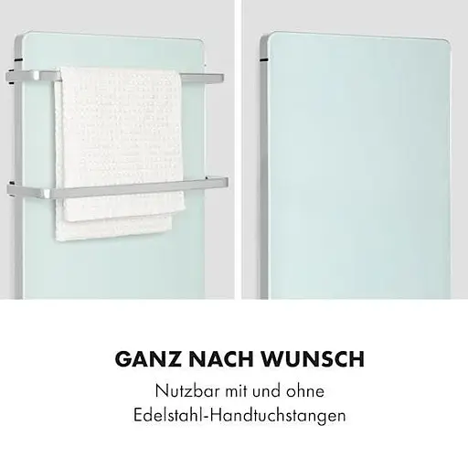 Инфракрасный обогреватель Klarstein Hot Spot Crystal Flow для ванной комнаты 36 м² 2000 Вт 5-40 °C LED 2000 Вт - фото 6