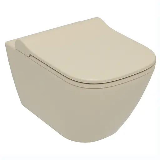 Унитаз подвесной Volle Solo Rimless 13-55-111Capp с сидением Soft Close Slim - фото 1