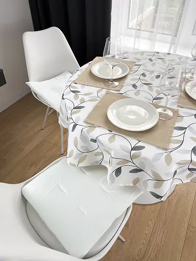 Водоотталкивающая Скатерть Принт Нежность 220х140 см (+ 4 салфетки 30х40) - фото 9