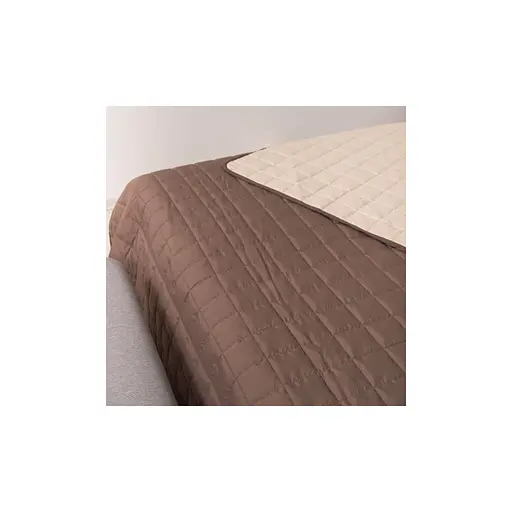 Покривало Viluta стьобане двустороннє Дует Шоколадно-ванільний 140х210 (дует Шоколадно-Ванільний 210*140) - фото 4
