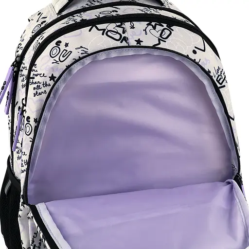 Рюкзак GoPack Teens 162M-1 Черно-молочный (GO26-162M-1) - фото 11