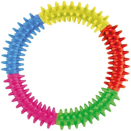 Игрушка для собак TatraPet Dental Gum кольцо с шипами резиновое 15 см