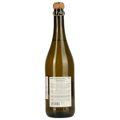 Игристое вино Medici Ermete Lambrusco dell`Emilia Bianco frizzante dolce IGT, белое, сладкое, 8%, 0,75 л - фото 3