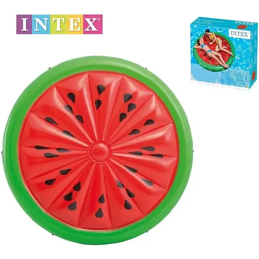 Надувний плотик Intex 56283 "Кавунний острів". Розміром 183x23см, від 8 років - фото 2
