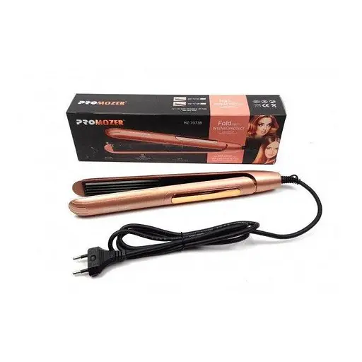 Професійні щипці-гофре Pro Mozer MZ-7073 для прикореневого об'єму волосся дрібне гофре - фото 4