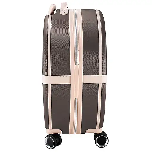Валіза Semi Line 20" S Brown/Pink Cream (T5673-2) - фото 5