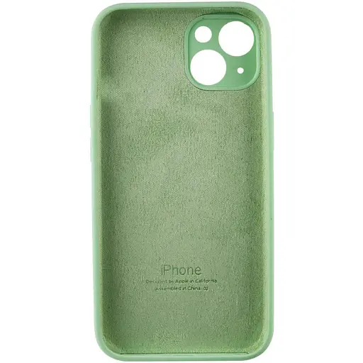 Чохол Epik Silicone Case Full Camera Protective AA для Apple iPhone 15, 6.1 Зелений/Pistachio - фото 4