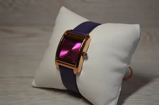 Женские классические часы Skmei 1432 (Фиолетовый) - фото 6