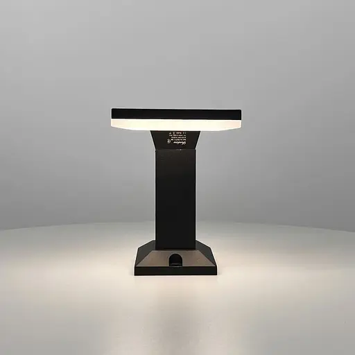 Ландшафтний світильник стовпчик з квадртаним верхом 20х15 см | Line F | Арт. 76107-2 - фото 6