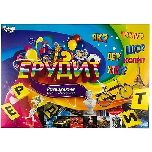 Настільна гра Ерудит Danko Toys DTG26-U українською мовою
