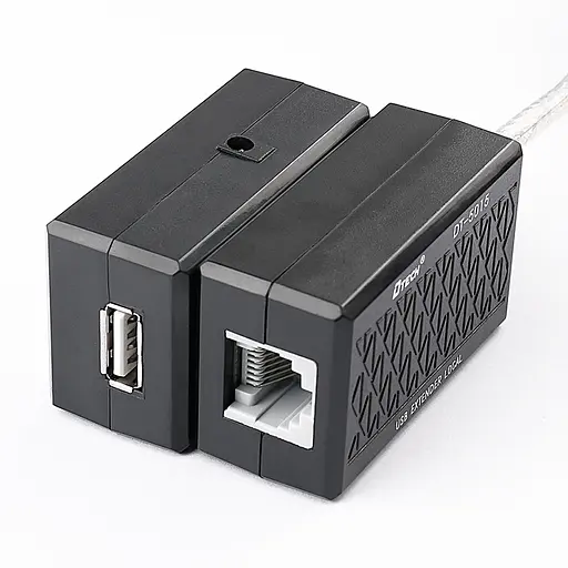 Кабель-удлинитель USB 2.0 AM-AF 60.0м USB по витой паре RJ 45 DT-5015 Dtech - фото 6