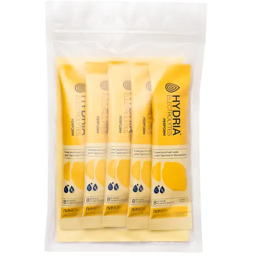 Електроліти Hydria Electrolytes Perform №5 лимон 5x5 г  - фото 1