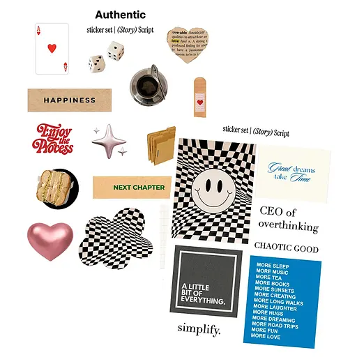 Стікери (Story) Script "Authentic"