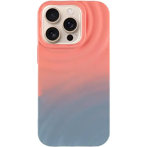 Чохол Epik TPU ColorWave для Apple iPhone 15 Pro 6.1 Peach/Sky - фото 2
