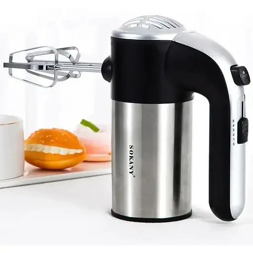 Ручной миксер Sokany LH-952 5 скоростей с турбо режимом 800 Вт - фото 6