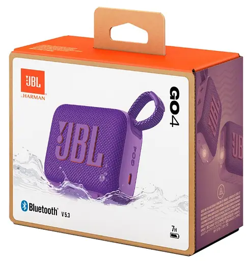 Портативная акустика JBL Go 4 Purple (JBLGO4PUR) - фото 7