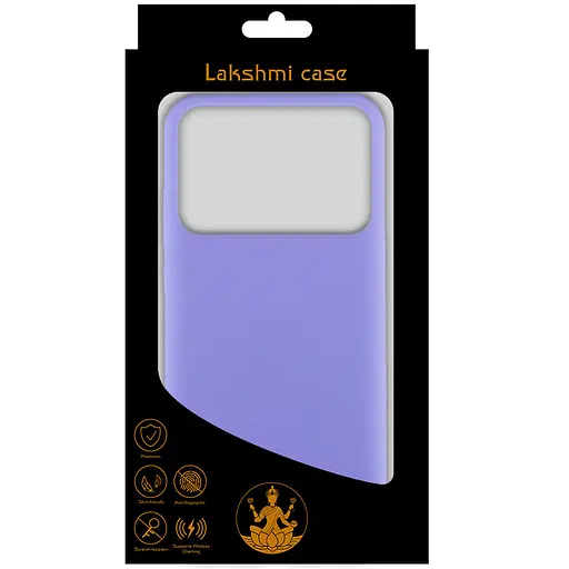 Чохол Lakshmi Silicone Cover (AAA) для Xiaomi Poco X6 Pro Бузковий / Dasheen - фото 4