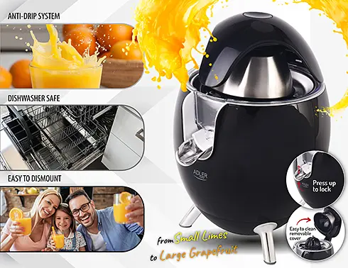 Соковижималка для цитрусових Adler AD 4013b - фото 6