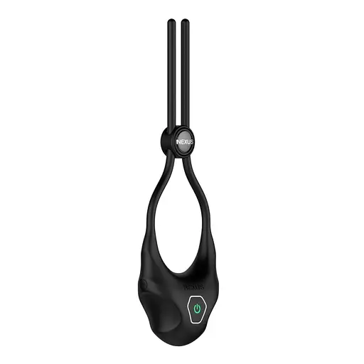 Ерекційне кільце Nexus Forge Vibrating Adjustable Lasso Black - фото 5
