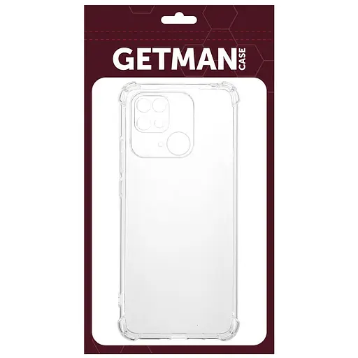 TPU чехол Getman Ease logo усиленные углы Full Camera для Xiaomi Redmi 10C Бесцветный (прозрачный)