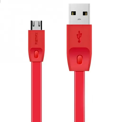 Кабель Micro USB Remax Full Speed RC -001 м красный 1 м - фото 1