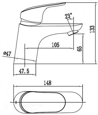 Змішувач для умивальника AM.PM Like F8002100 Хром - фото 2