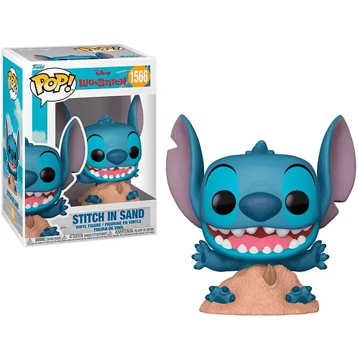 Коллекционная  фигурка   Фанко Поп Лило и Стич Стич Funko Pop Lilo and Stitch Stitch 10см FP LS S 1566 - фото 1