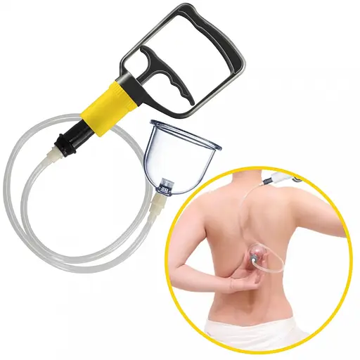 Вакуумные массажные банки 4FIZJO для тела (китайские/атницелюлитные банки) 12 шт с помпой 4FJ0579 (P-5907739319906) - фото 4