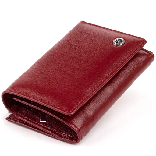 Кожаный женский кошелек ST Leather 12х7.5х2.5 см acs0015931 - фото 1
