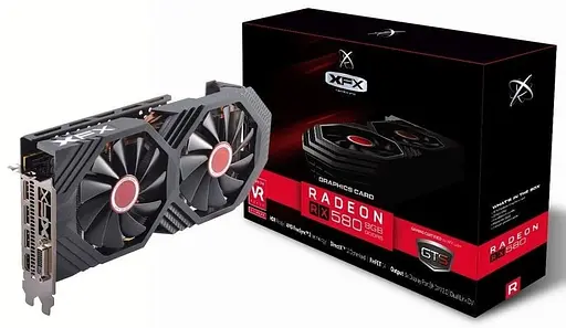 Видеокарта XFX AMD Radeon RX 580 8Gb GTS XXX Edition (RX-580P8DFD6) (GDDR5, 256 bit, PCI-E 3.0 x16) Б/у - фото 6