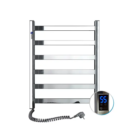 Електрична рушникосушка Navin Авангард 480x600 Sensor ліва з таймером 10-028153-4860, Хром, Ліве, Електронний - фото 2