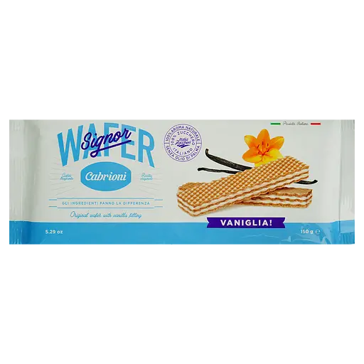 Вафли Cabrioni с ванилью 150 г