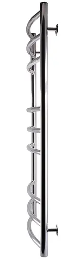 Водяна рушникосушка Unio LDE W 1000-500-9 Драбинка Дуга Еліт, Хром - фото 3