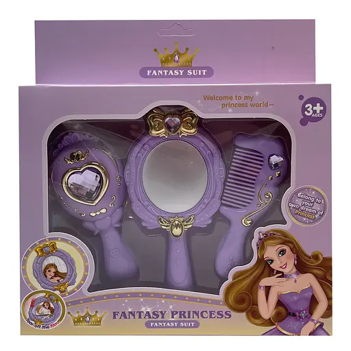 Аксесуари для дівчат Fantasy Princess C8824 дзеркало, розчіска Фіолетовий