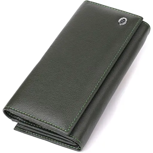 Кошелек женский на магнитах из натуральной кожи ST Leather 19х9.5х3 см acs0029686 - фото 1