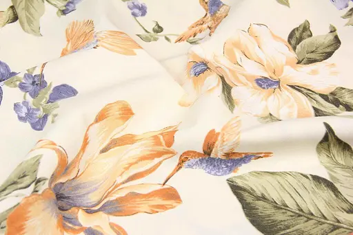 Тканина з тефлоновим просоченням Колібрі принт (від 1 м) - фото 4