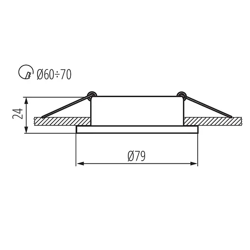 Точковий світильник Kanlux RADAN CT-DSO50 (7362) - фото 5