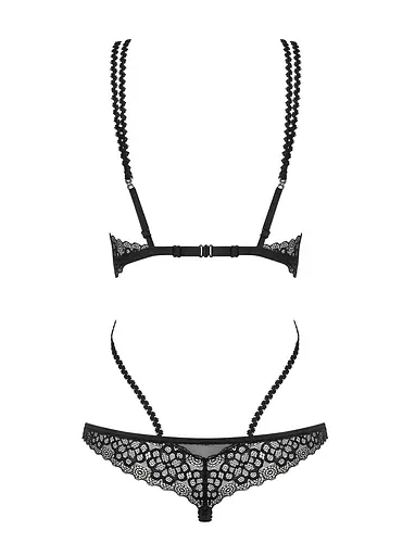 Боди Obsessive Liferia L/XL черный - фото 6