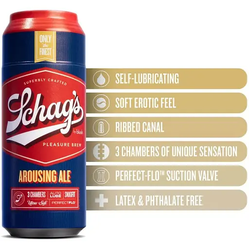 Мастурбатор Blush Schag’s - Arousing Ale Masturbator - Frosted - фото 3