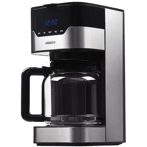 Кофеварка Ardesto FCM-D3100 Black/Silver 900W капельная, 1.5 л - фото 1